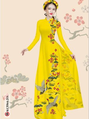 Vải Áo Dài Hoa Và Chim Độc Đáo AD KC5564 25 1615474125 232 Vai Ao Dai Hoa Va Chim Doc Dao AD KC5564