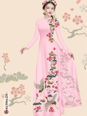Vải Áo Dài Hoa Và Chim Độc Đáo AD KC5564 28 1615474126 261 Vai Ao Dai Hoa Va Chim Doc Dao AD KC5564