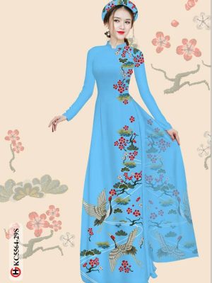 Vải Áo Dài Hoa Và Chim Độc Đáo AD KC5564 30 1615474127 984 Vai Ao Dai Hoa Va Chim Doc Dao AD KC5564
