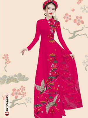 Vải Áo Dài Hoa Và Chim Độc Đáo AD KC5564 36 1615474129 693 Vai Ao Dai Hoa Va Chim Doc Dao AD KC5564