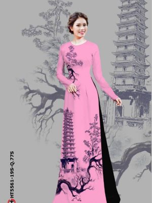 Vải Áo Dài Phong Cảnh Kiểu Mới AD HT5561 24 1615474670 95 Vai Ao Dai Phong Canh Kieu Moi AD HT5561