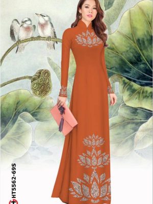 Vải Áo Dài Hoa Sen Độc Đáo AD HT5562 17 1615475472 594 Vai Ao Dai Hoa Sen Doc Dao AD HT5562