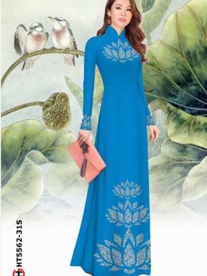 Vải Áo Dài Hoa Sen Độc Đáo AD HT5562 20 1615475474 677 Vai Ao Dai Hoa Sen Doc Dao AD HT5562