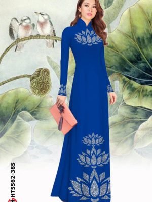 Vải Áo Dài Hoa Sen Độc Đáo AD HT5562 23 1615475475 432 Vai Ao Dai Hoa Sen Doc Dao AD HT5562