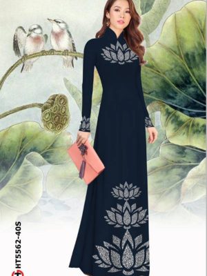 Vải Áo Dài Hoa Sen Độc Đáo AD HT5562 24 1615475475 858 Vai Ao Dai Hoa Sen Doc Dao AD HT5562