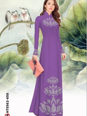 Vải Áo Dài Hoa Sen Độc Đáo AD HT5562 27 1615475476 858 Vai Ao Dai Hoa Sen Doc Dao AD HT5562