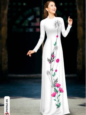 Vải Áo Dài Hoa In 3D Mới Ra AD PH5563 24 1615517242 5 Vai Ao Dai Hoa In 3D Moi Ra AD PH5563