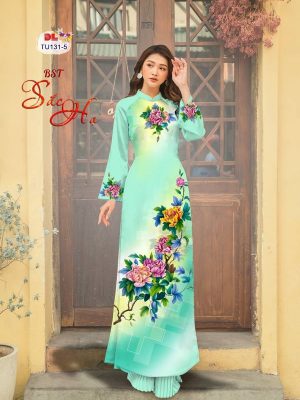 Vải Áo Dài Hoa Hồng Độc Đáo AD TU131 22 1615517375 147 Vai Ao Dai Hoa Hong Doc Dao AD TU131
