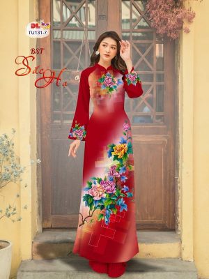 Vải Áo Dài Hoa Hồng Độc Đáo AD TU131 24 1615517375 203 Vai Ao Dai Hoa Hong Doc Dao AD TU131