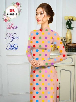 Vải Áo Dài Chấm BI Kiểu Mới AD V157 16 1615517685 151 Vai Ao Dai Cham BI Kieu Moi AD V157