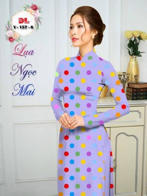 Vải Áo Dài Chấm BI Kiểu Mới AD V157 20 1615517687 33 Vai Ao Dai Cham BI Kieu Moi AD V157