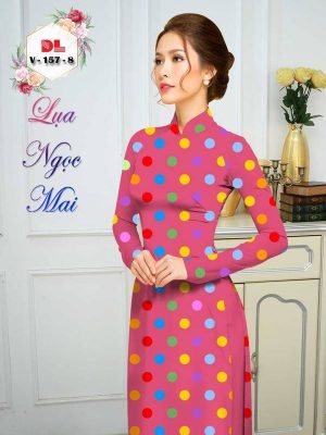 Vải Áo Dài Chấm BI Kiểu Mới AD V157 22 1615517688 660 Vai Ao Dai Cham BI Kieu Moi AD V157