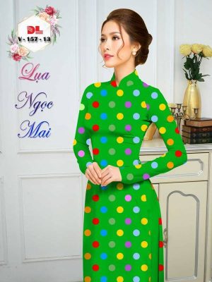 Vải Áo Dài Chấm BI Kiểu Mới AD V157 27 1615517689 239 Vai Ao Dai Cham BI Kieu Moi AD V157