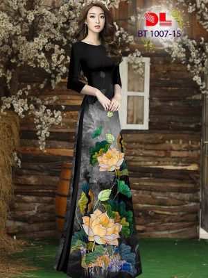 1615517821 369 Vai Ao Dai Hoa Sen Thiet Ke 2021 AD BT1007