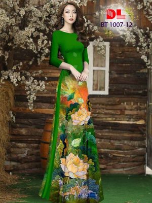 1615517822 923 Vai Ao Dai Hoa Sen Thiet Ke 2021 AD BT1007