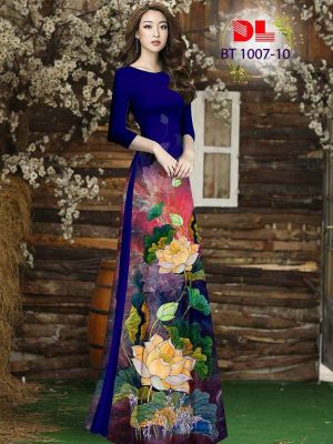 1615517823 357 Vai Ao Dai Hoa Sen Thiet Ke 2021 AD BT1007
