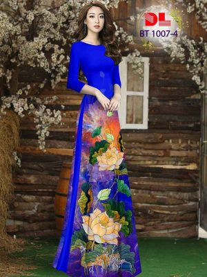 1615517825 329 Vai Ao Dai Hoa Sen Thiet Ke 2021 AD BT1007