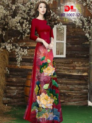 1615517826 394 Vai Ao Dai Hoa Sen Thiet Ke 2021 AD BT1007