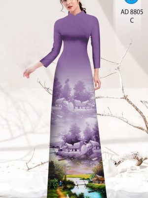 Vải Áo Dài Phong Cảnh Mới Ra AD 8805 21 1615518300 776 Vai Ao Dai Phong Canh Moi Ra AD 8805