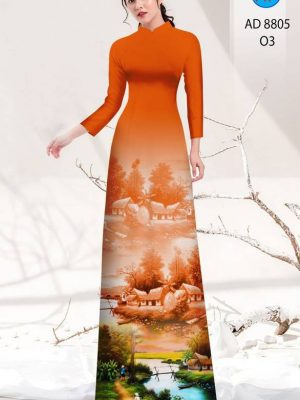 Vải Áo Dài Phong Cảnh Mới Ra AD 8805 23 1615518301 852 Vai Ao Dai Phong Canh Moi Ra AD 8805