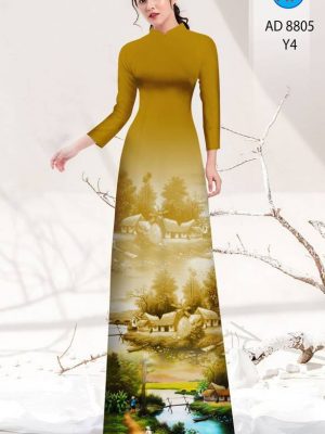 Vải Áo Dài Phong Cảnh Mới Ra AD 8805 25 1615518302 472 Vai Ao Dai Phong Canh Moi Ra AD 8805