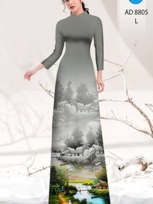 Vải Áo Dài Phong Cảnh Mới Ra AD 8805 28 1615518302 871 Vai Ao Dai Phong Canh Moi Ra AD 8805