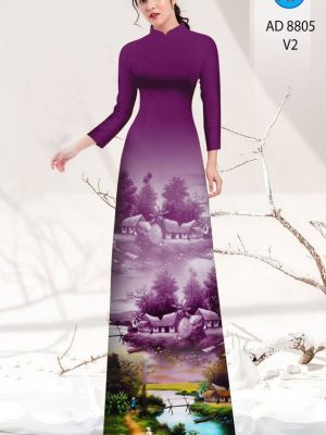 Vải Áo Dài Phong Cảnh Mới Ra AD 8805 30 1615518303 326 Vai Ao Dai Phong Canh Moi Ra AD 8805