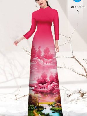 Vải Áo Dài Phong Cảnh Mới Ra AD 8805 29 1615518303 426 Vai Ao Dai Phong Canh Moi Ra AD 8805