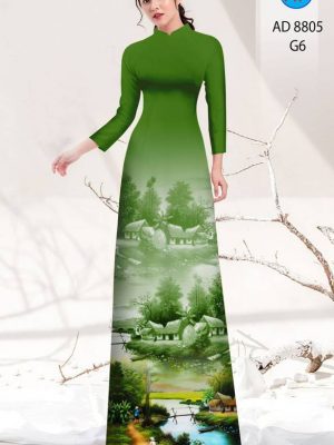 Vải Áo Dài Phong Cảnh Mới Ra AD 8805 35 1615518304 550 Vai Ao Dai Phong Canh Moi Ra AD 8805