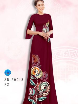 Vải Áo Dài Hoa Hồng Độc Đáo AD 30013 24 1615623539 389 Vai Ao Dai Hoa Hong Doc Dao AD 30013