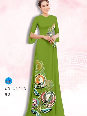 Vải Áo Dài Hoa Hồng Độc Đáo AD 30013 33 1615623541 61 Vai Ao Dai Hoa Hong Doc Dao AD 30013
