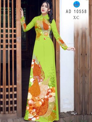 1615783742 309 Vai Ao Dai In Hinh La Doc Dao AD 10558