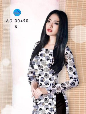 Vải Áo Dài Hình Trái Tim Độc Đáo AD 30490 20 1615783989 416 Vai Ao Dai Hinh Trai Tim Doc Dao AD 30490