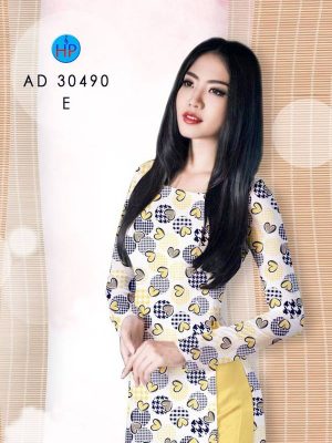 Vải Áo Dài Hình Trái Tim Độc Đáo AD 30490 22 1615783990 159 Vai Ao Dai Hinh Trai Tim Doc Dao AD 30490
