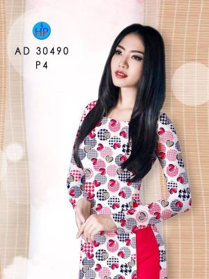 Vải Áo Dài Hình Trái Tim Độc Đáo AD 30490 33 1615783992 155 Vai Ao Dai Hinh Trai Tim Doc Dao AD 30490