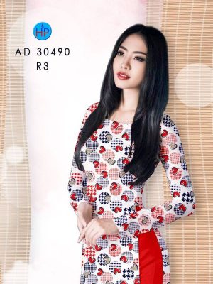 Vải Áo Dài Hình Trái Tim Độc Đáo AD 30490 35 1615783993 18 Vai Ao Dai Hinh Trai Tim Doc Dao AD 30490