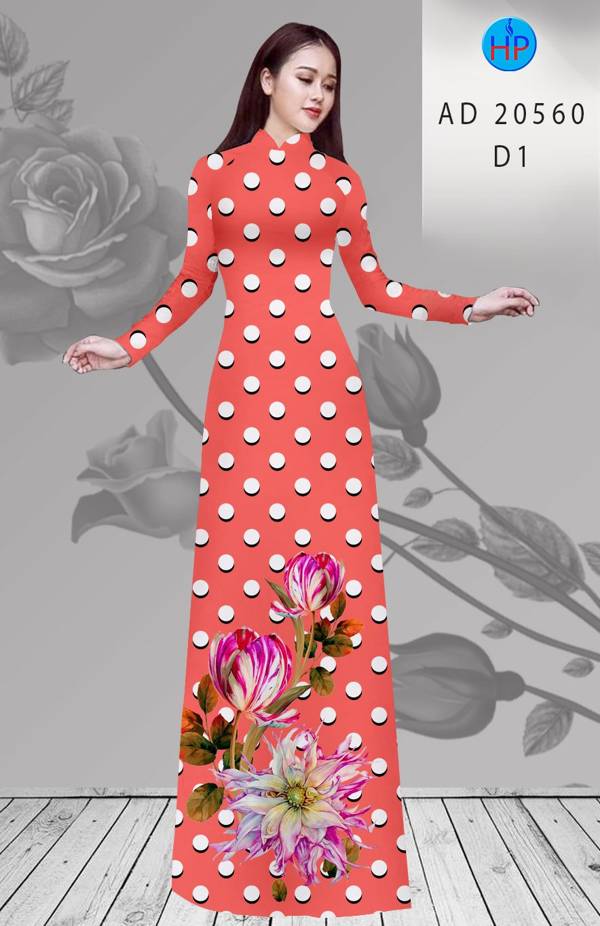 Vải Áo Dài Hoa và Chấm Bi Vừa Ra AD 20560 37 Vải Áo Dài Hoa và Chấm Bi Vừa Ra AD 20560