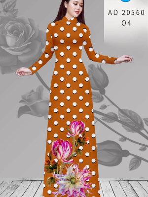 Vải Áo Dài Hoa và Chấm Bi Vừa Ra AD 20560 22 1615784271 581 Vai Ao Dai Hoa va Cham Bi Vua Ra AD