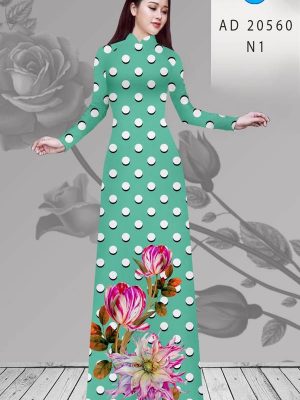 Vải Áo Dài Hoa và Chấm Bi Vừa Ra AD 20560 27 1615784272 101 Vai Ao Dai Hoa va Cham Bi Vua Ra AD