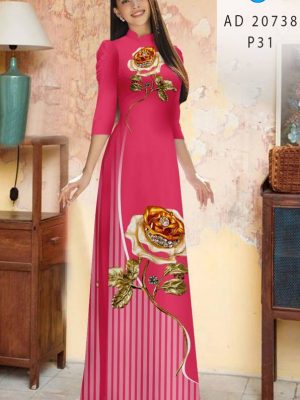 Vải Áo Dài Hoa Hồng Kiểu Mới AD 20738 20 1615784407 848 Vai Ao Dai Hoa Hong Kieu Moi AD 20738