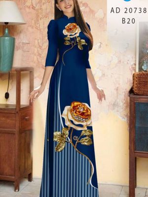 Vải Áo Dài Hoa Hồng Kiểu Mới AD 20738 26 1615784409 726 Vai Ao Dai Hoa Hong Kieu Moi AD 20738