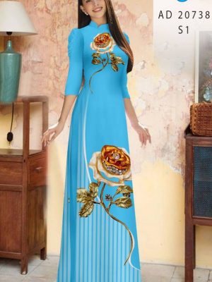 Vải Áo Dài Hoa Hồng Kiểu Mới AD 20738 28 1615784409 909 Vai Ao Dai Hoa Hong Kieu Moi AD 20738