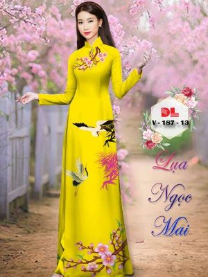 Vải Áo Dài Chim Hạc Kiểu Mới AD V187 23 1615945156 389 Vai Ao Dai Chim Hac Kieu Moi AD V187