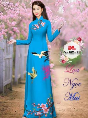 Vải Áo Dài Chim Hạc Kiểu Mới AD V187 31 1615945158 55 Vai Ao Dai Chim Hac Kieu Moi AD V187