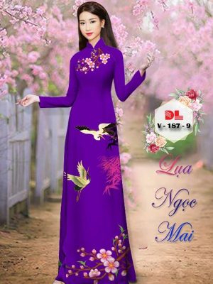 Vải Áo Dài Chim Hạc Kiểu Mới AD V187 29 1615945158 95 Vai Ao Dai Chim Hac Kieu Moi AD V187