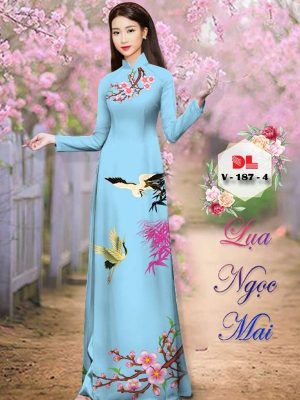 Vải Áo Dài Chim Hạc Kiểu Mới AD V187 36 1615945160 152 Vai Ao Dai Chim Hac Kieu Moi AD V187