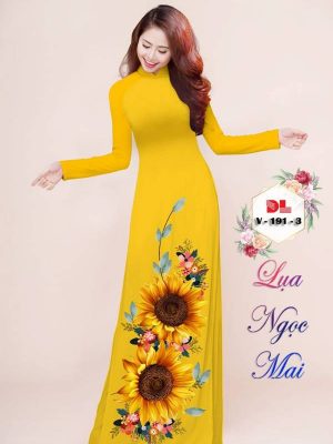 Vải Áo Dài Hoa Hướng Dương Mới Ra AD V191 15 1615945501 386 Vai Ao Dai Hoa Huong Duong Moi Ra AD V191
