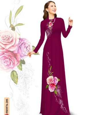Vải Áo Dài Hoa Hồng Kiểu Mới AD PH5567 20 1615958113 528 Vai Ao Dai Hoa Hong Kieu Moi AD PH5567