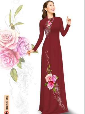 Vải Áo Dài Hoa Hồng Kiểu Mới AD PH5567 30 1615958115 84 Vai Ao Dai Hoa Hong Kieu Moi AD PH5567