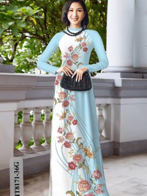 Vải Áo Dài Hoa Hồng Độc Đáo AD HT8171 30 1615958672 282 Vai Ao Dai Hoa Hong Doc Dao AD HT8171